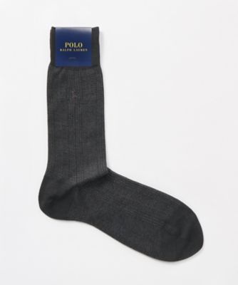 ＜POLO RALPH LAUREN (雑貨)＞ ビジネスソックス(02042550) 97・チャコール 【三越・伊勢丹/公式】