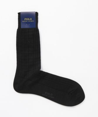 ＜POLO RALPH LAUREN (雑貨)＞ ビジネスソックス(02042556) 98・ブラック 【三越・伊勢丹/公式】
