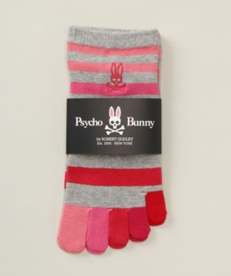 ＜サイコバニー/PSYCHO BUNNY(MEN)＞ 5本指ソックス(02442748) 94・グレー 【三越・伊勢丹/公式】
