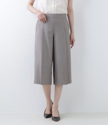 ＜ニューヨーカー/NEWYORKER＞ 大きいサイズ ウールポリストレッチツイルパンツ(59-35-9114*)(クローバープラス) ベージュ(33) 【三越・伊勢丹/公式】