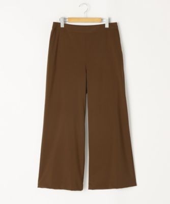＜ニューヨーカー/NEWYORKER＞ 大きいサイズ ポリエステルストレッチパンツ(59-33-9124*)(クローバープラス) キャメル(34) 【三越・伊勢丹/公式】