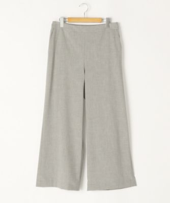 ＜ニューヨーカー/NEWYORKER＞ 大きいサイズ ポリエステルストレッチパンツ(59-33-9124*)(クローバープラス) ライトグレー(02) 【三越・伊勢丹/公式】