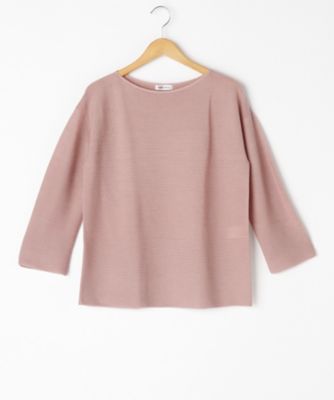 ＜ニューヨーカー/NEWYORKER＞ 大きいサイズ エクストラファインウール2/46ニット(54-72-9541)(クローバー) ピンク(12) 【三越・伊勢丹/公式】