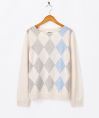 ＜ニューヨーカー/NEWYORKER＞ 大きいサイズ キャッシュウールセーター(59-71-9741*)(クローバープラス) シロ(01) 【三越・伊勢丹/公式】