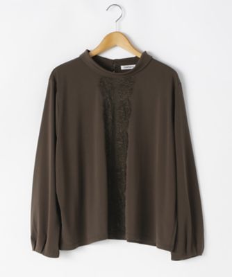 ＜ニューヨーカー/NEWYORKER＞ 大きいサイズ トリアセテートドライポンチカット アンド ソーン(59-81-9501*)(クローバープラス) カーキ(54) 【三越・伊勢丹/公式】
