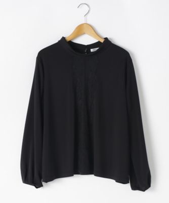 ＜ニューヨーカー/NEWYORKER＞ 大きいサイズ トリアセテートドライポンチカット アンド ソーン(59-81-9501*)(クローバープラス) ネービーブルー(75) 【三越・伊勢丹/公式】