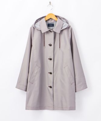 ＜ニューヨーカー/NEWYORKER＞ 大きいサイズ OMI ポリエステル千鳥コート(59-55-9912*)(クローバープラス) アカ(10) 【三越・伊勢丹/公式】