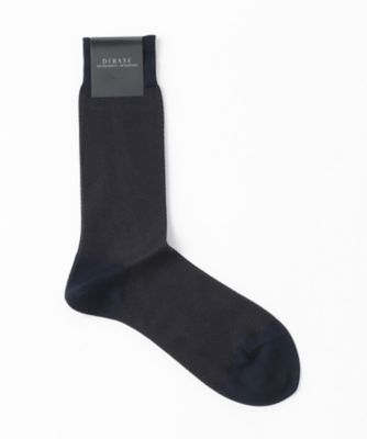 ＜ディバーゼ/DIBASE＞ 靴下(45IS204) 21・ネイビー 【三越・伊勢丹/公式】