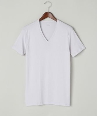 ＜シーク/SEEK＞ ▼年間素材/VネックTシャツ(EE1514A) 98・ライトグレー 【三越・伊勢丹/公式】