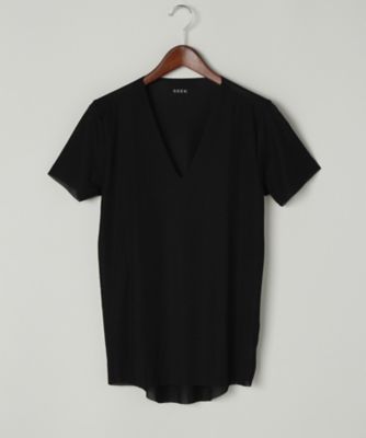 ＜シーク/SEEK＞ ▼ゴルフ用/メッシュ素材/VネックTシャツ(EE2514G) 97・ブラック 【三越・伊勢丹/公式】