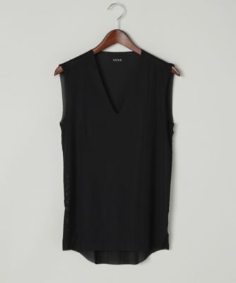 ＜シーク/SEEK＞ ▼ゴルフ用/メッシュ素材/Vネックスリーブレス(EE2518G) 97・ブラック 【三越・伊勢丹/公式】