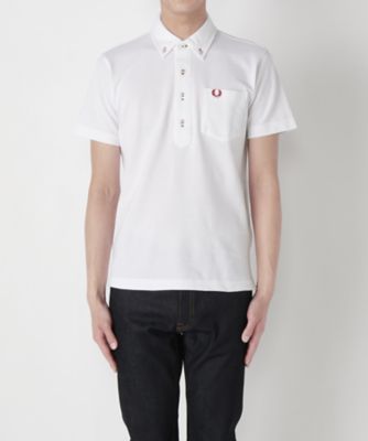 ＜フレッドペリー/Fred Perry＞ ボタンダウンシャツ(F1542) 081・ホワイト 【三越・伊勢丹/公式】
