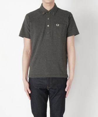 ＜フレッドペリー/Fred Perry＞ ボタンダウンシャツ(F1542) 302・グレー 【三越・伊勢丹/公式】