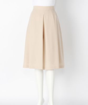 【SALE（伊勢丹）】＜ef-de L＞ 大きいサイズ ポルシェダブルクロス フレアパンツ(55-72162409)(クローバープラス) ベージュ(42) 【三越・伊勢丹/公式】