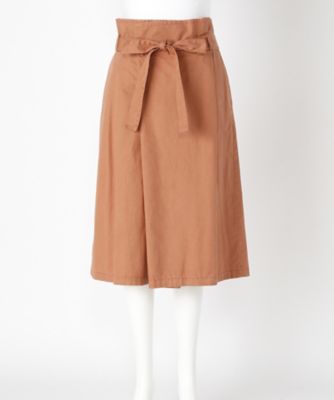 【SALE（伊勢丹）】＜ef-de L＞ 大きいサイズ <NECO BRAND>グリストーン加工ハイウエストガウチョパンツ(55-72162401)(クローバープラス) レンガ(32) 【三越・伊勢丹/公式】