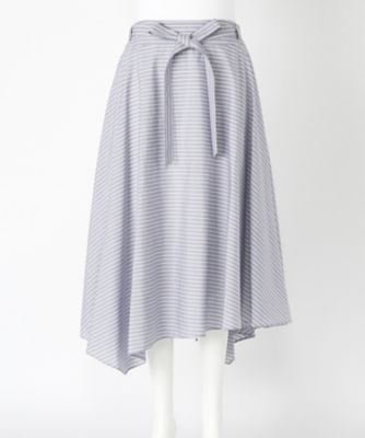 【SALE（伊勢丹）】＜SUPERIOR CLOSET L＞ 大きいサイズ ボーダーフレアスカート(75-72152651)(クローバープラス) コン(60) 【三越・伊勢丹/公式】