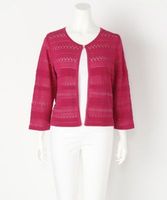 【SALE（伊勢丹）】＜マーリエ パー エフデL＞ 大きいサイズ カーネーションニット(54-72178424)(クローバープラス) チェリーピンク(39) 【三越・伊勢丹/公式】