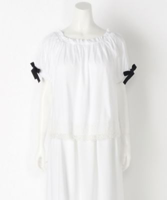 【SALE（伊勢丹）】＜マーリエ パー エフデL＞ 大きいサイズ 2WAYオフショルダーカット アンド ソーン(54-73190408)(クローバープラス) オフシロ(21) 【三越・伊勢丹/公式】