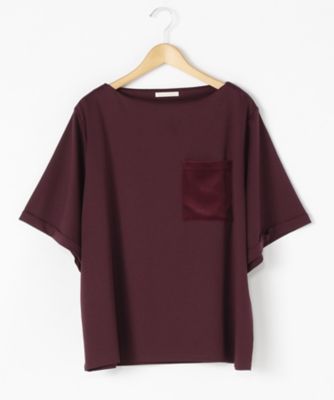 ＜SUPERIOR CLOSET L＞ 大きいサイズ スーピマコットンカット アンド ソーン(7573190441)(クローバープラス) ボルドー(84) 【三越・伊勢丹/公式】