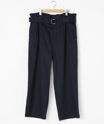 ＜ef-de L＞ 大きいサイズ ベルト付きテーパードパンツ(55-73161406)(クローバープラス) コン(60) 【三越・伊勢丹/公式】