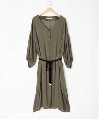 【SALE（伊勢丹）】＜ef-de L＞ 大きいサイズ シャツワンピース(55-73121428)(クローバープラス) カーキ（53） 【三越・伊勢丹/公式】