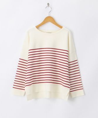 ＜SUPERIOR CLOSET L＞ 大きいサイズ 2/50SNOWYセーター(75-73170063)(クローバー) アカ(30) 【三越・伊勢丹/公式】