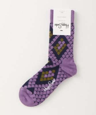 ＜ハッピーソックス/Happy Socks＞ レギュラーソックス(605025) 035・パープル 【三越・伊勢丹/公式】