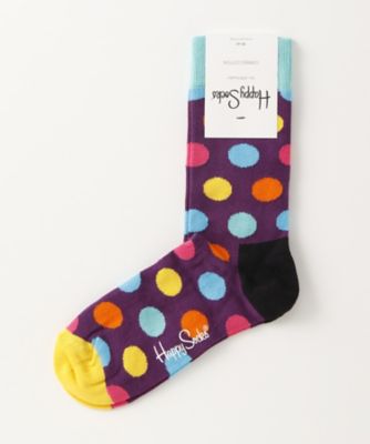 ＜ハッピーソックス/Happy Socks＞ レギュラーソックス(605003) 035・パープル 【三越・伊勢丹/公式】