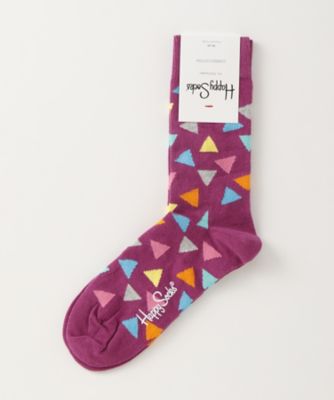 ＜ハッピーソックス/Happy Socks＞ レギュラーソックス(605004) 035・パープル 【三越・伊勢丹/公式】