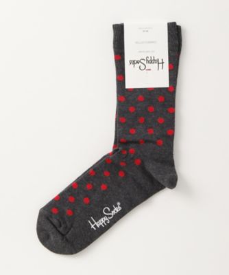 ＜ハッピーソックス/Happy Socks＞ レギュラーソックス(605028) 076・グレー 【三越・伊勢丹/公式】