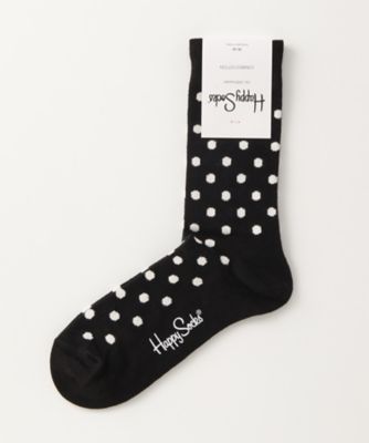 ＜ハッピーソックス/Happy Socks＞ レギュラーソックス(605028) 019・ブラック 【三越・伊勢丹/公式】
