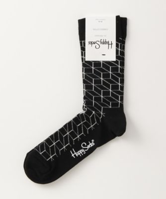 ＜ハッピーソックス/Happy Socks＞ レギュラーソックス(605029) 019・ブラック 【三越・伊勢丹/公式】