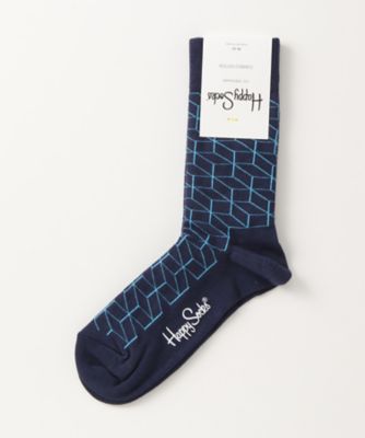 ＜ハッピーソックス/Happy Socks＞ レギュラーソックス(605029) 059・ネイビー 【三越・伊勢丹/公式】
