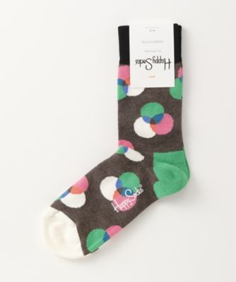 ＜ハッピーソックス/Happy Socks＞ レギュラーソックス(605034) 076・ブラウン 【三越・伊勢丹/公式】
