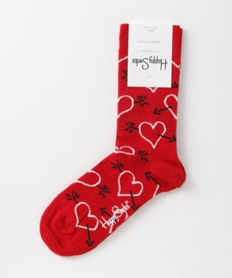 ＜ハッピーソックス/Happy Socks＞ レギュラーソックス(605036) 026・レッド 【三越・伊勢丹/公式】