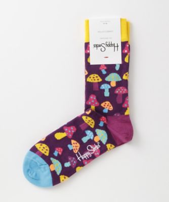 ＜ハッピーソックス/Happy Socks＞ レギュラーソックス(605039) 035・パープル 【三越・伊勢丹/公式】