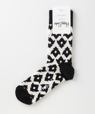 ＜ハッピーソックス/Happy Socks＞ レギュラーソックス(605040) 019・ブラック 【三越・伊勢丹/公式】