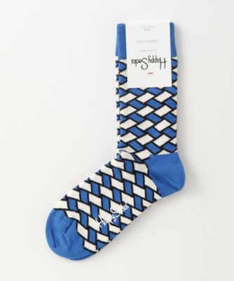 ＜ハッピーソックス/Happy Socks＞ レギュラーソックス(605043) 052・ブルー 【三越・伊勢丹/公式】