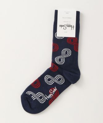 ＜ハッピーソックス/Happy Socks＞ レギュラーソックス(605051) 059・ネイビー 【三越・伊勢丹/公式】