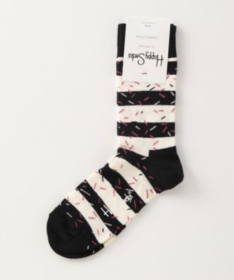＜ハッピーソックス/Happy Socks＞ レギュラーソックス(605058) 019・ブラック 【三越・伊勢丹/公式】