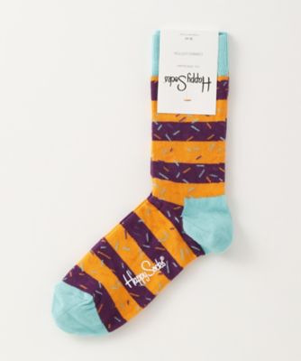 ＜ハッピーソックス/Happy Socks＞ レギュラーソックス(605058) 024・サックス 【三越・伊勢丹/公式】