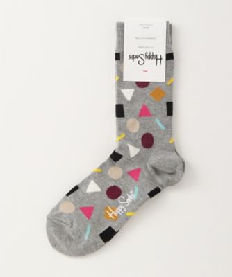 ＜ハッピーソックス/Happy Socks＞ レギュラーソックス(605059) 017・ライトグレー 【三越・伊勢丹/公式】