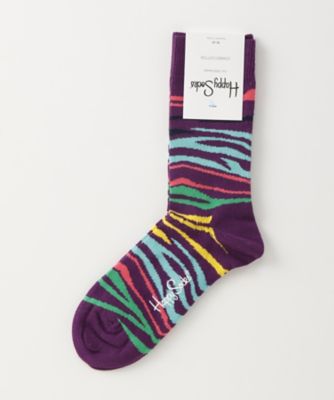 ＜ハッピーソックス/Happy Socks＞ レギュラーソックス(605060) 035・パープル 【三越・伊勢丹/公式】