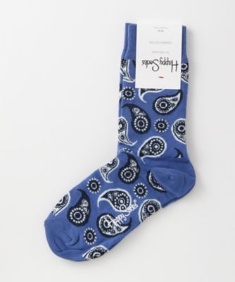 ＜ハッピーソックス/Happy Socks＞ レギュラーソックス(605061) 052・ブルー 【三越・伊勢丹/公式】