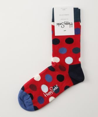 ＜ハッピーソックス/Happy Socks＞ レギュラーソックス(605082) 026・レッド 【三越・伊勢丹/公式】