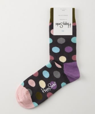 ＜ハッピーソックス/Happy Socks＞ レギュラーソックス(605082) 073・カーキ 【三越・伊勢丹/公式】
