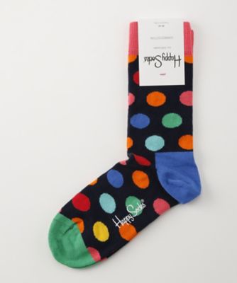 ＜ハッピーソックス/Happy Socks＞ レギュラーソックス(605082) 040・ネイビー 【三越・伊勢丹/公式】