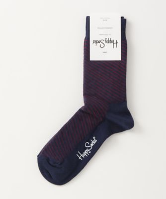 ＜ハッピーソックス/Happy Socks＞ レギュラーソックス(605077) 059・ネイビー 【三越・伊勢丹/公式】