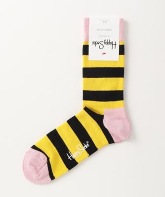 ＜ハッピーソックス/Happy Socks＞ レギュラーソックス(605022) 020・ピンク 【三越・伊勢丹/公式】