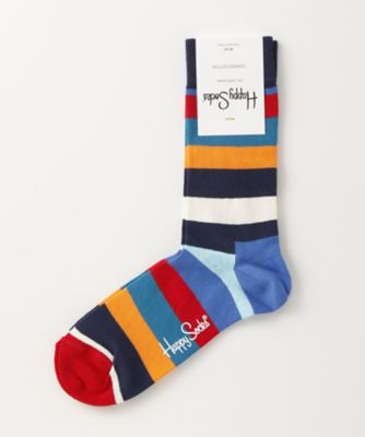 ＜ハッピーソックス/Happy Socks＞ レギュラーソックス(605022) 073・ブルー 【三越・伊勢丹/公式】